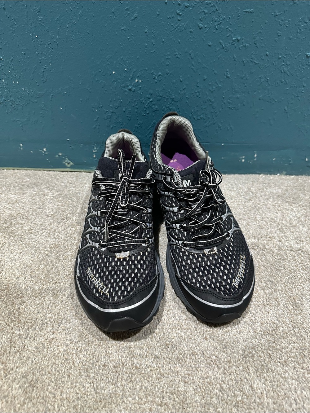 Merrell Women's Black Athletic Trail Shoes